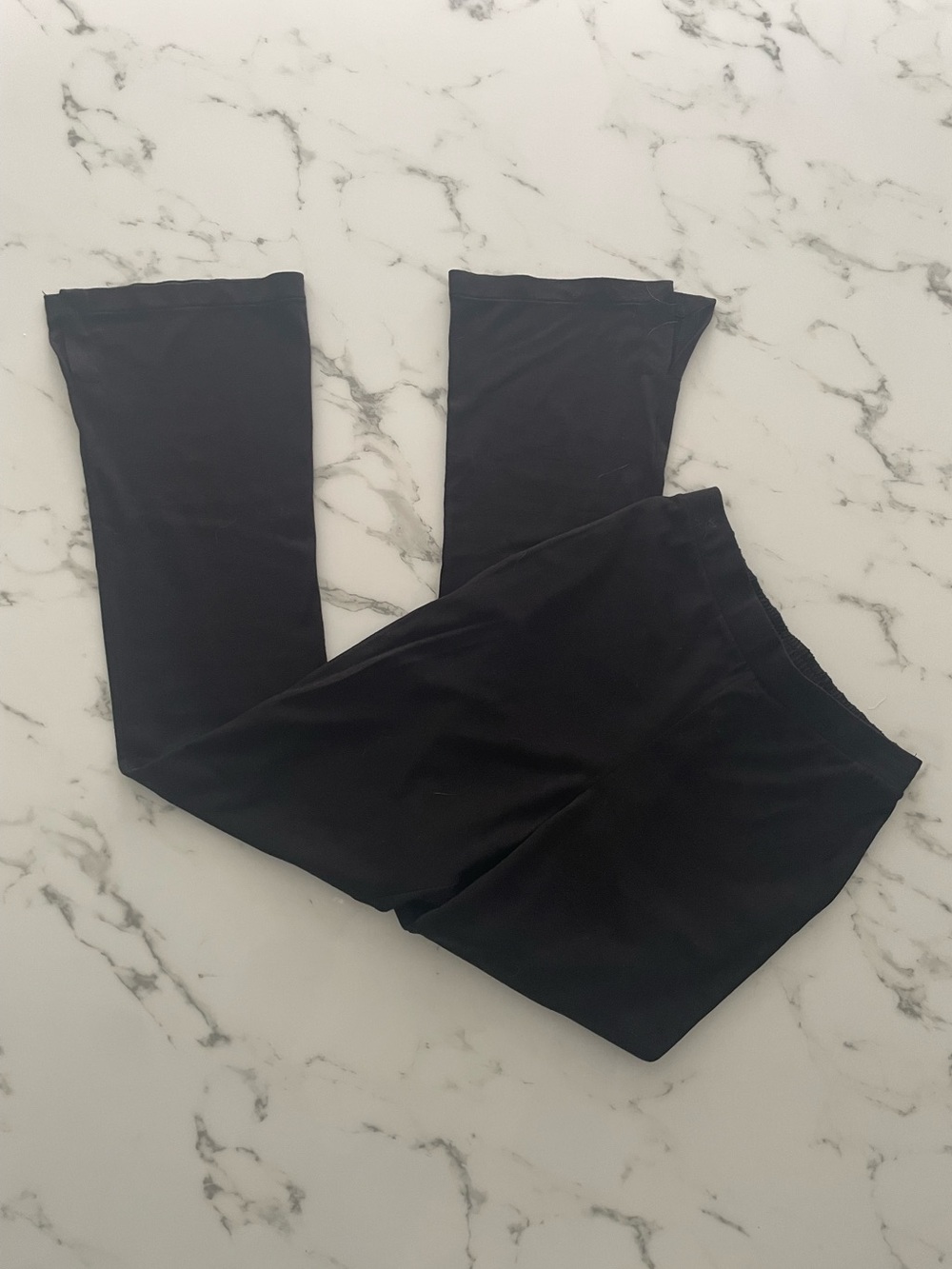 Uniqlo Black Flaired Wool Leggings